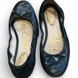 Sam Edelman Black Ballet Flats with Bow